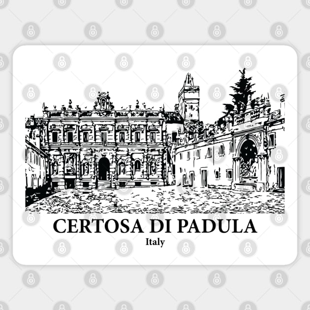 Certosa di Padula - Italy Magnet by Lakeric